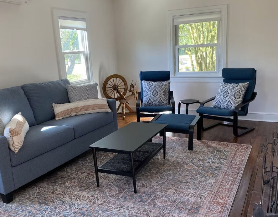 Living room in The Homestead at Sugar Water Manor