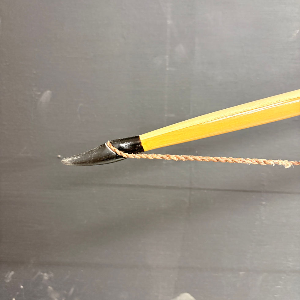 Thumbnail: 52lb @ 30” Lemonwood/Hickory longbow 