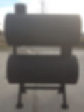 Side view of the double barrel