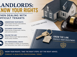 Landlords: Know Your Rights When Dealing With Difficult Tenants