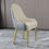 Thumbnail: Modern Dining Chair With Gold Legs