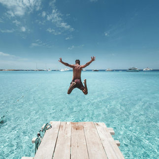 jumping Formentera