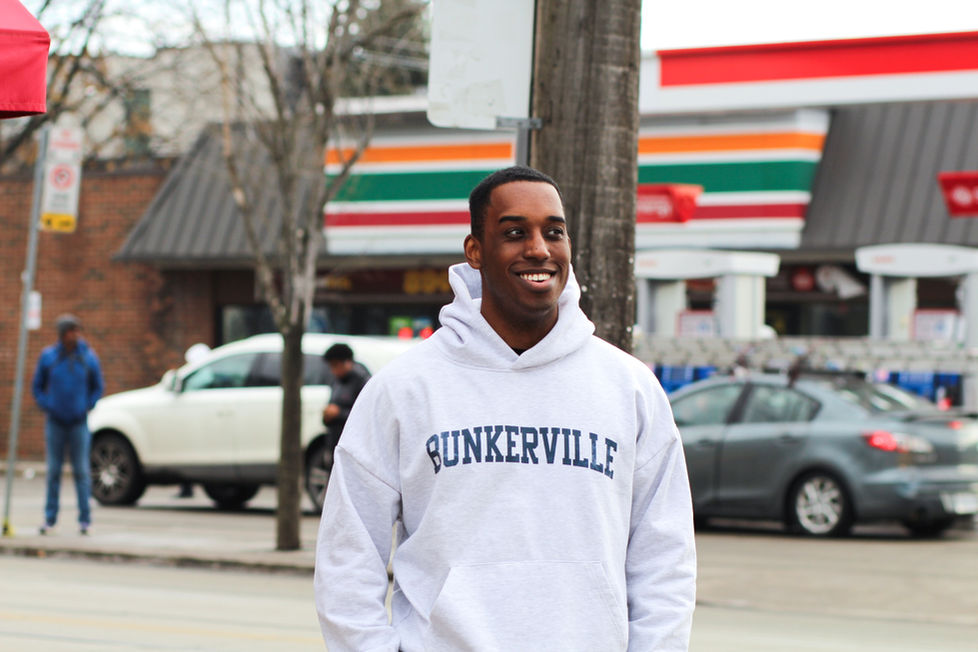 Man Looking off Into Distance While Smiling