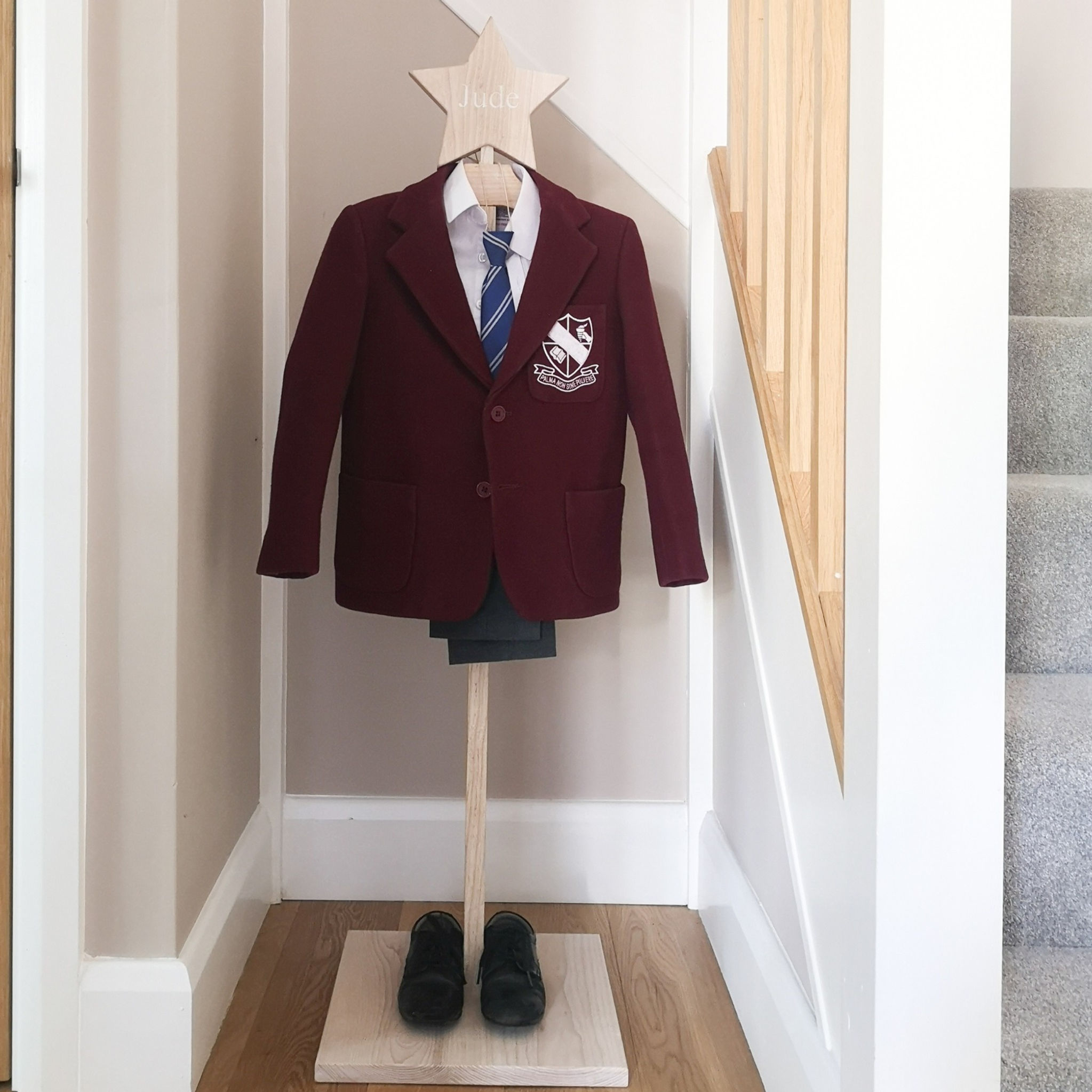 Junior Stand Engraved Whitewash Star