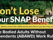 DON'T LOSE YOUR SNAP BENEFITS