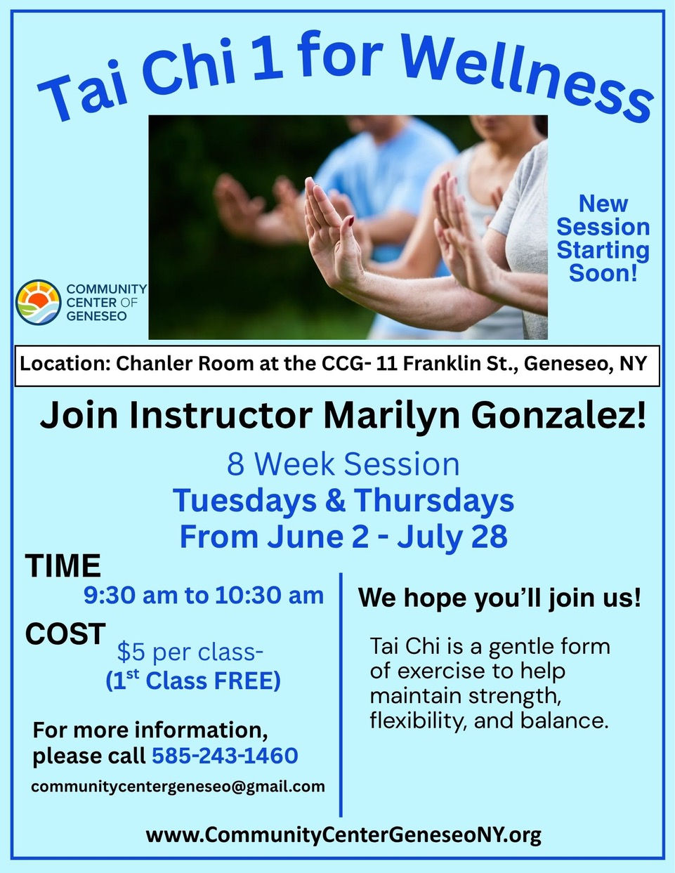 Tai Chi 1 for Wellness