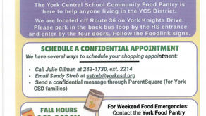 YORK CENTRAL SCHOOL "KNIGHT BITES" COMMUNITY FOOD PANTRY
