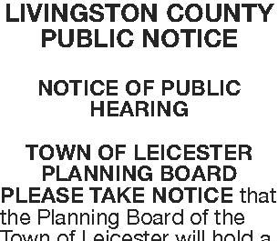 NOTICE OF PUBLIC HEARING TUESDAY, SEPTEMBER 15th @ 6:30pm