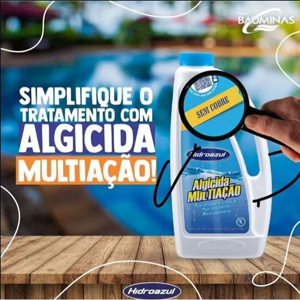 Miniatura: Algicida Multiação 1L -  Hidroazul