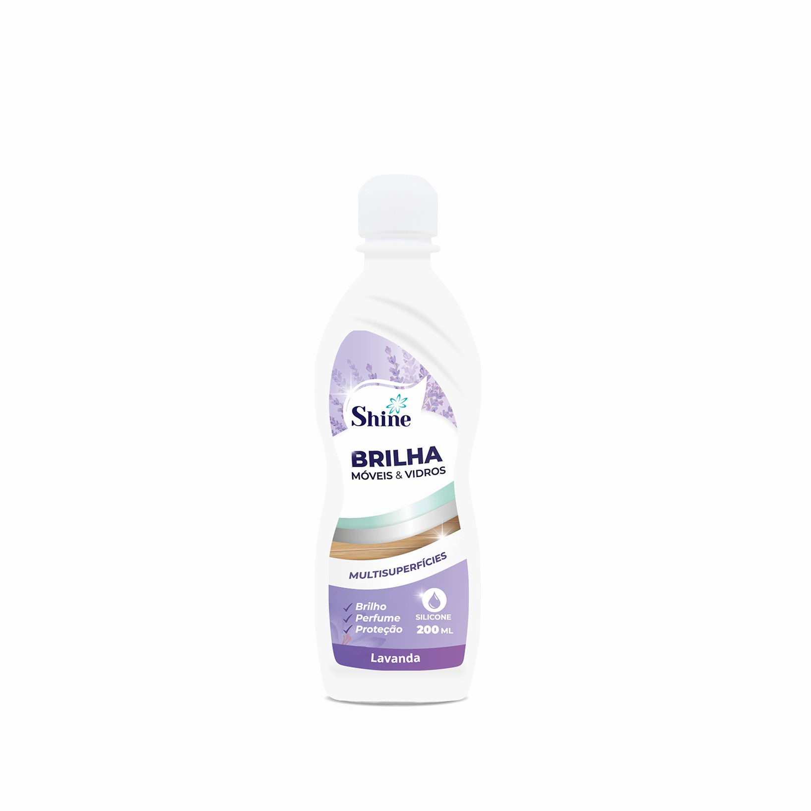 Brilha Móveis e Vidros LAVANDA 200ml - Multishine