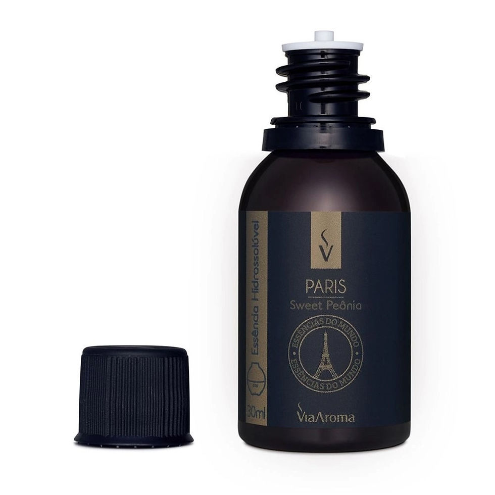 Miniatura: Essência Hidrossolúvel Paris Sweet Peônia Linha Mundo 30ml - Via Aroma