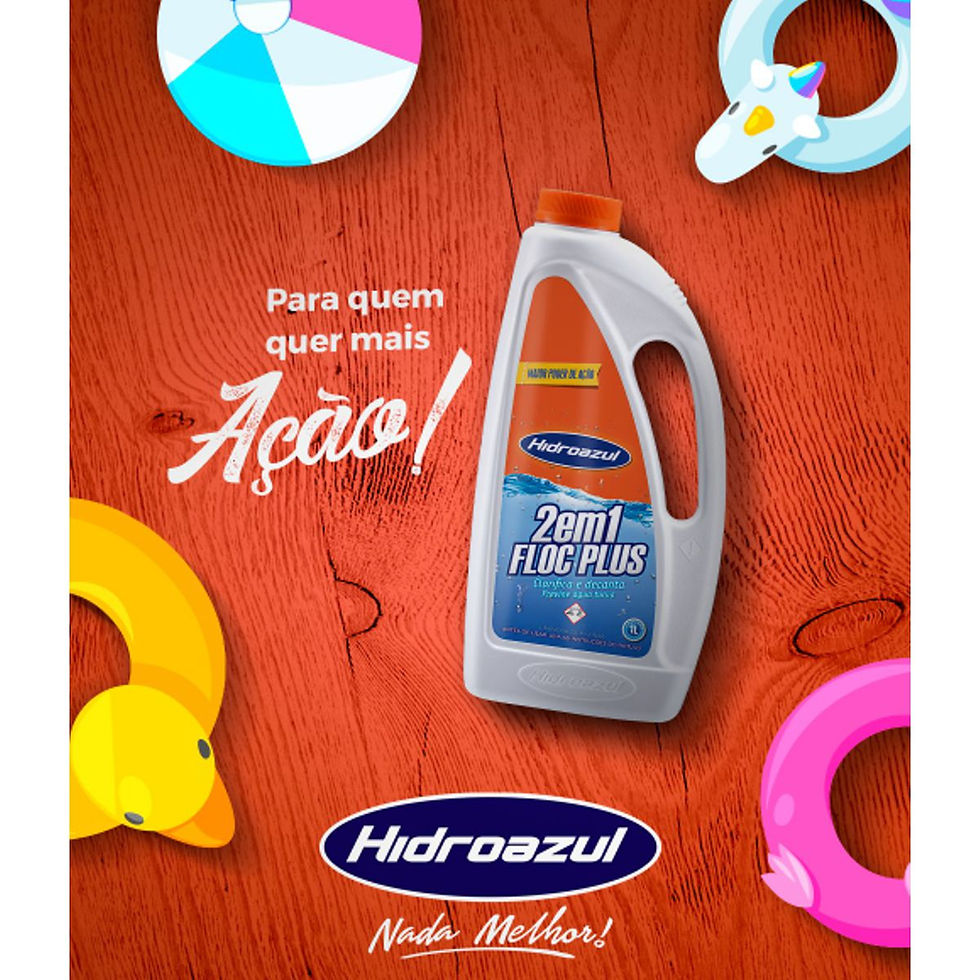 Miniatura: Clarificante e Decantador Floc Plus 2x1 1L - Hidroazul