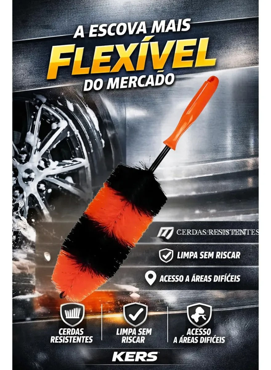 Miniatura: Escova Para Limpeza De Furo De Rodas Master - Kers
