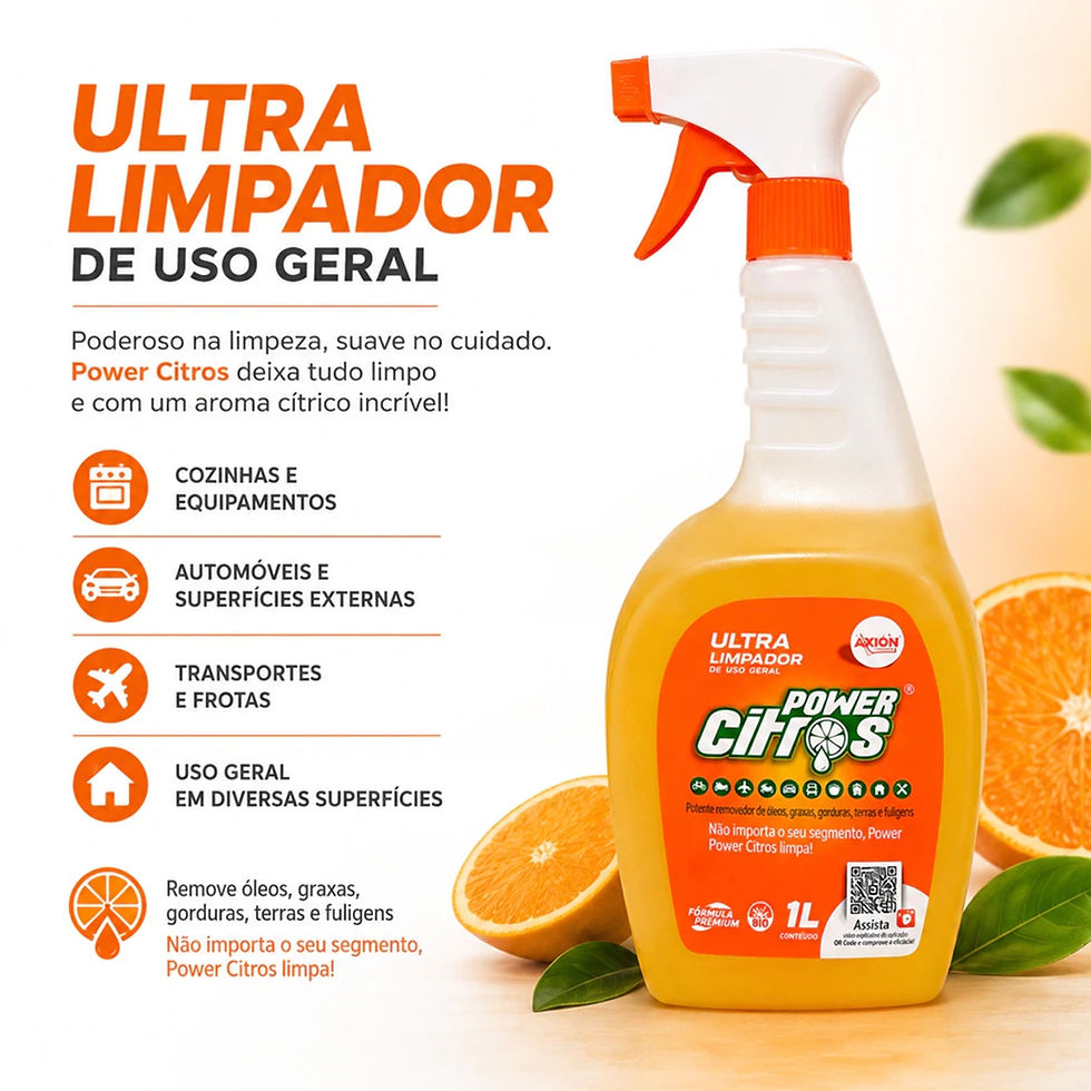 Miniatura: Power Citros Ultra Limpador Desengraxante Desengordurante 1L - Axion