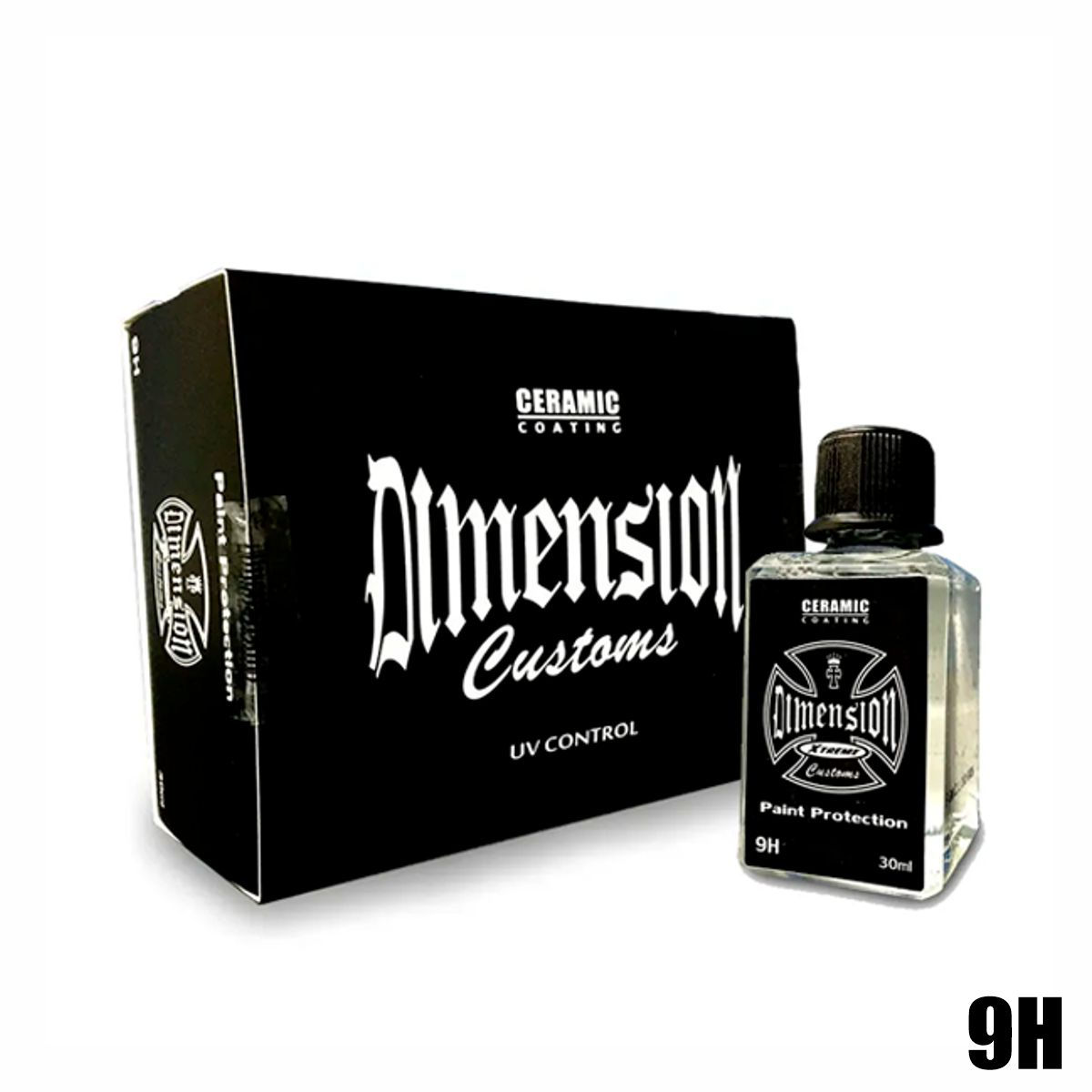 Vitrificador CarCare UV Control 9H 30ml - Dimension