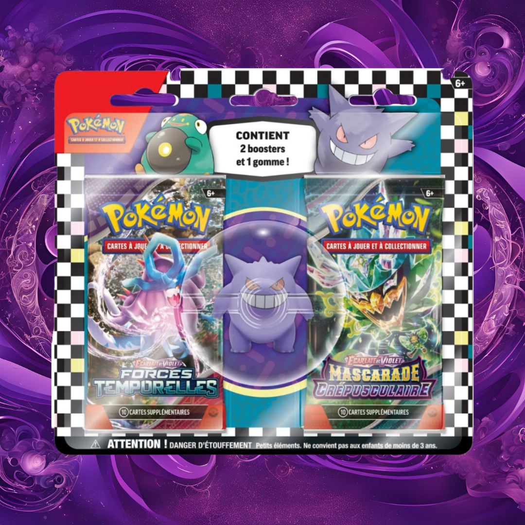 Duopack + 1 gomme Ectoplasma - Carte Pokémon VF