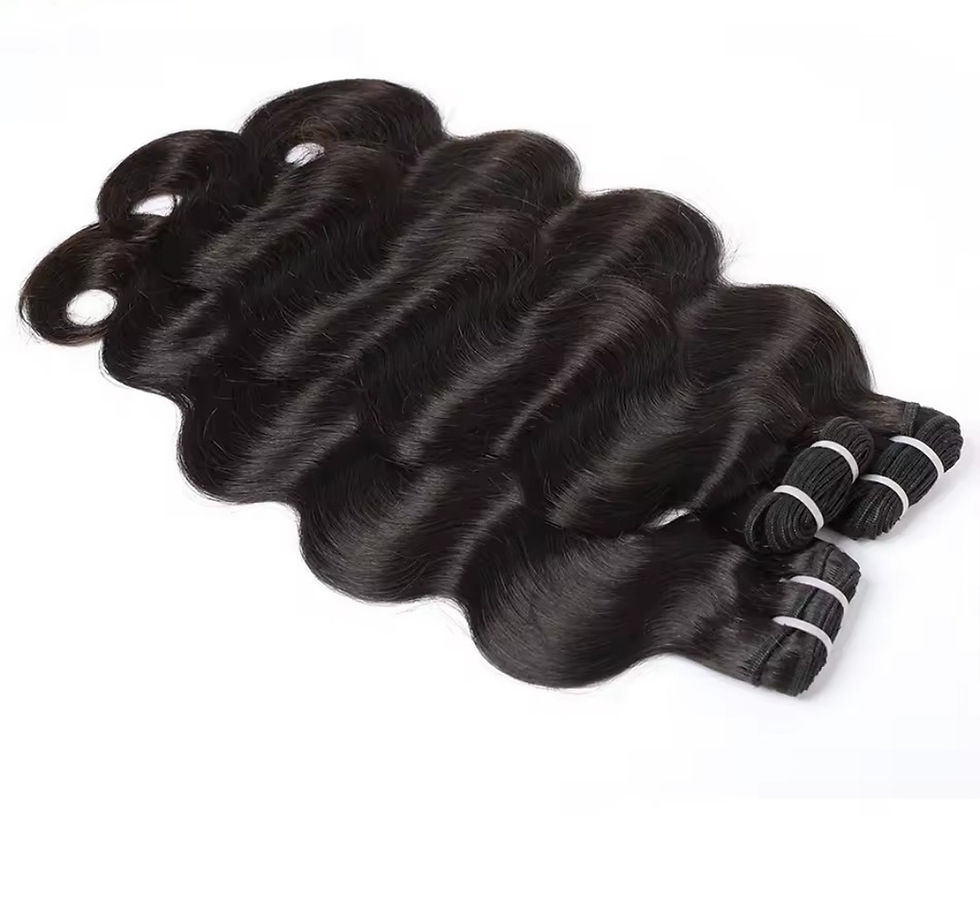C&J Mabel - Extension Capelli Naturali 100% Cheratina Mossi Colore #1 Nero Intenso