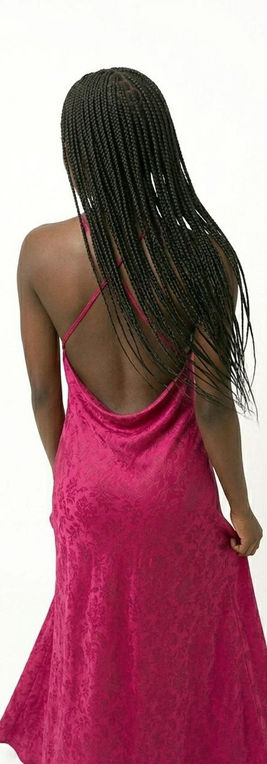 afro braids extension look definito ordinato e professionale