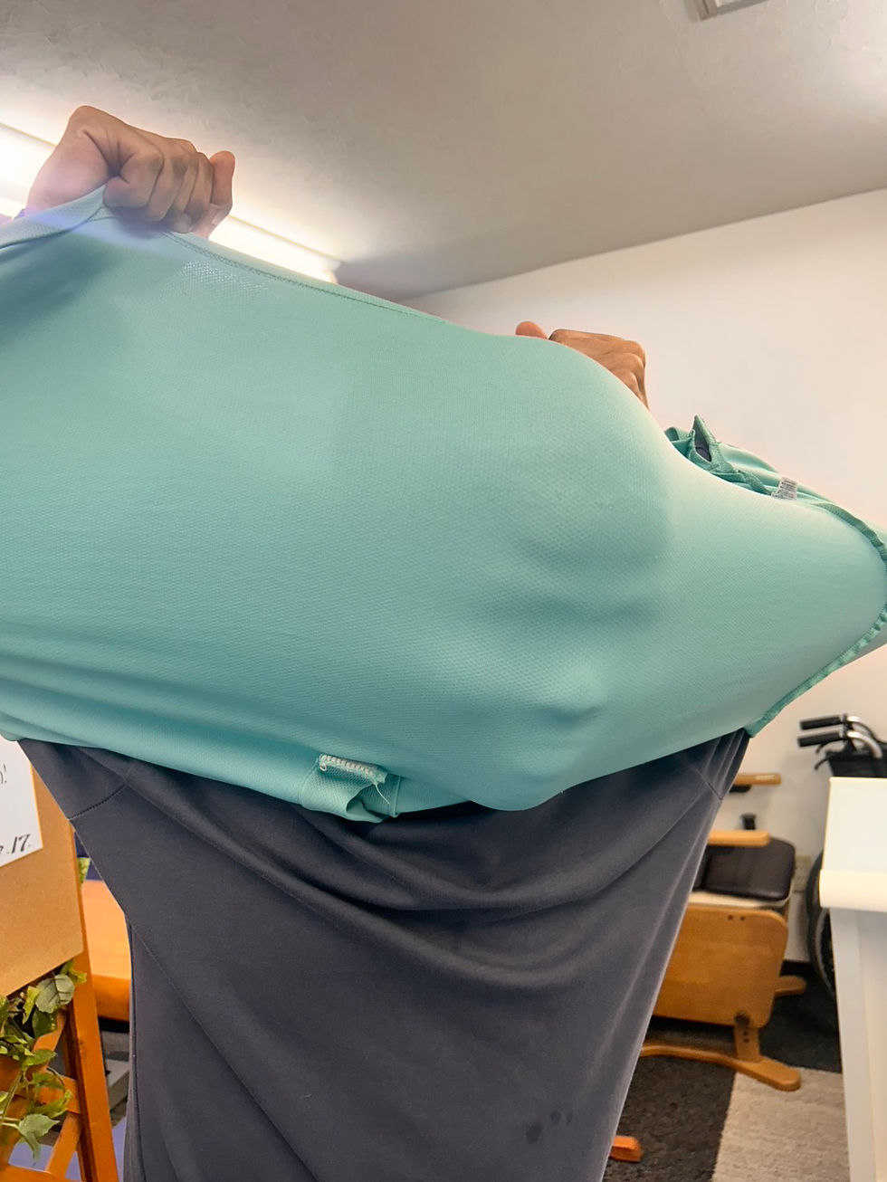 衣服のない時の移乗介助