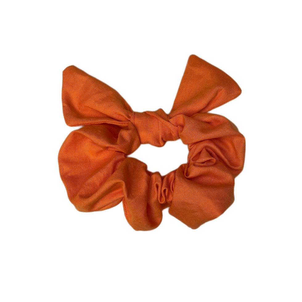 Scrunchie - Haargummi - Uni - orange