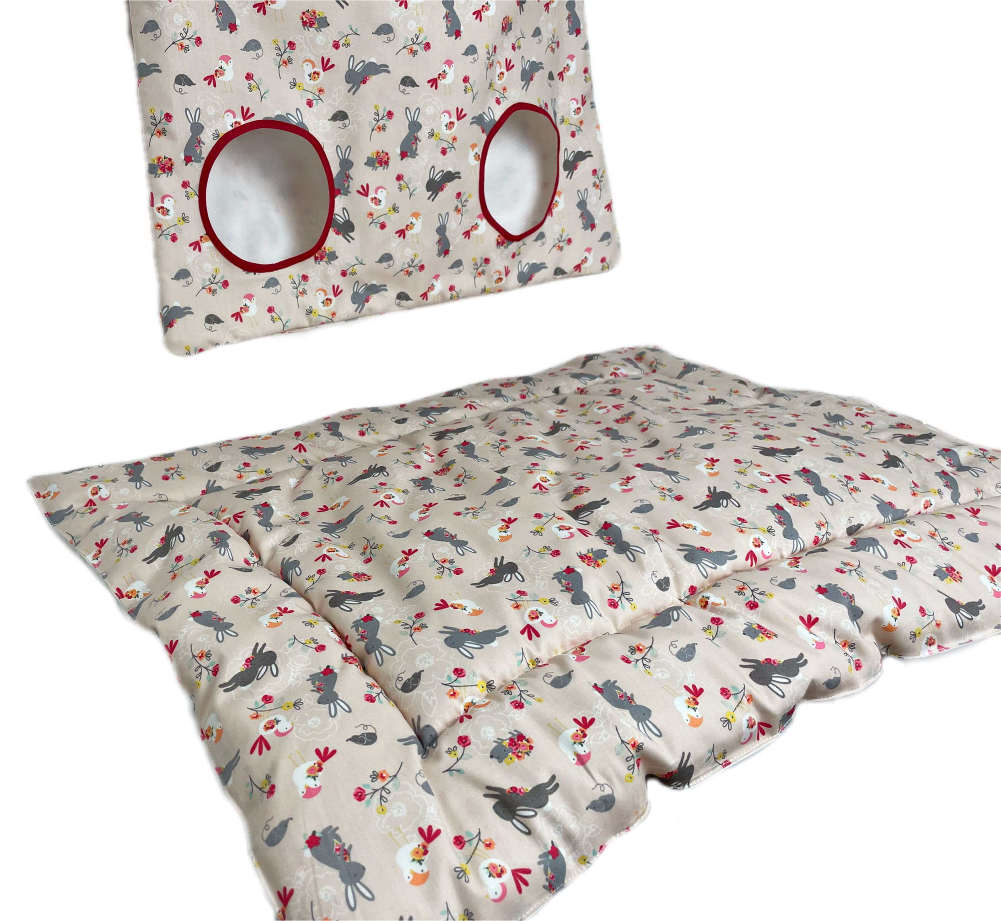 Heuraufe & Bettchen - Kaninchenzubehör