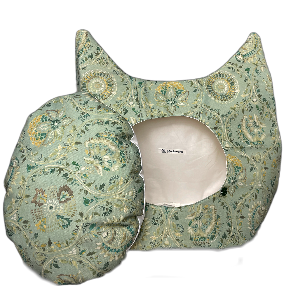 Miniaturbild: hochwertige Katzenhöhle - Ornamente - jade