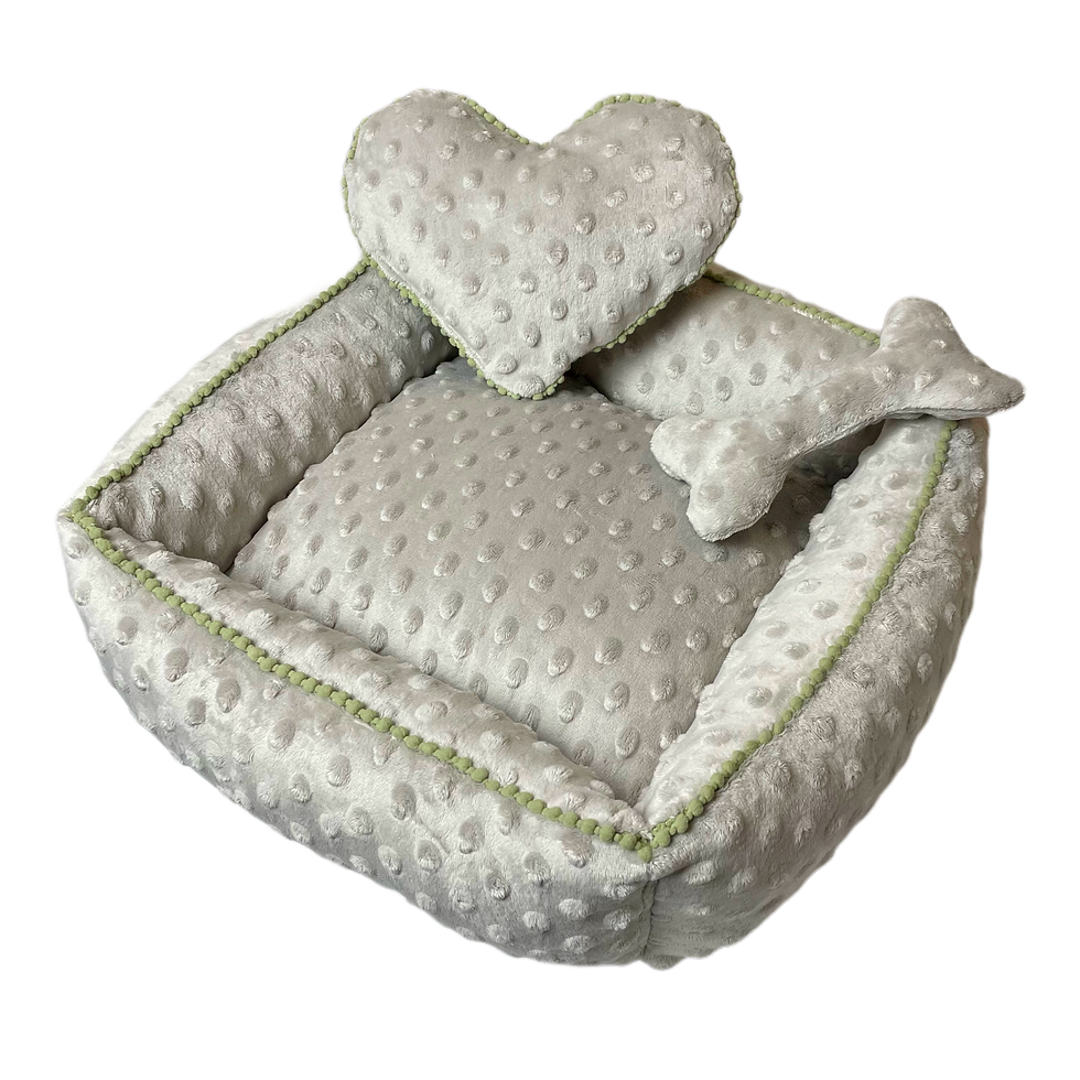 Kuschelset taupe/salbei