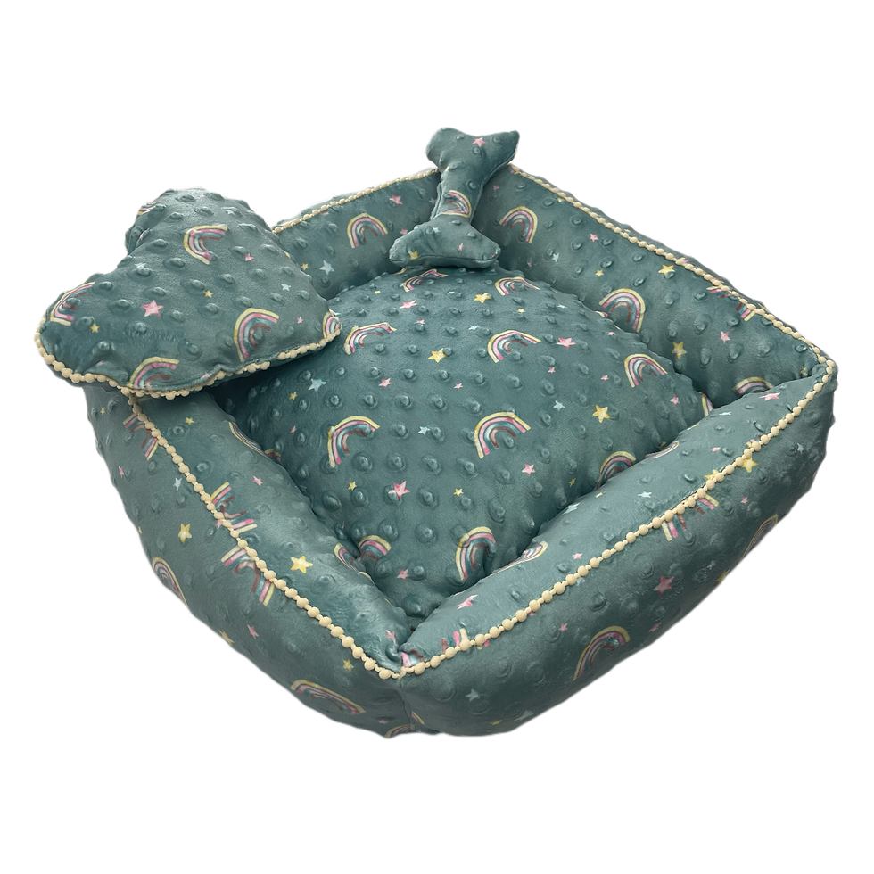 Miniaturbild: Kuschelset eukalyptus/creme