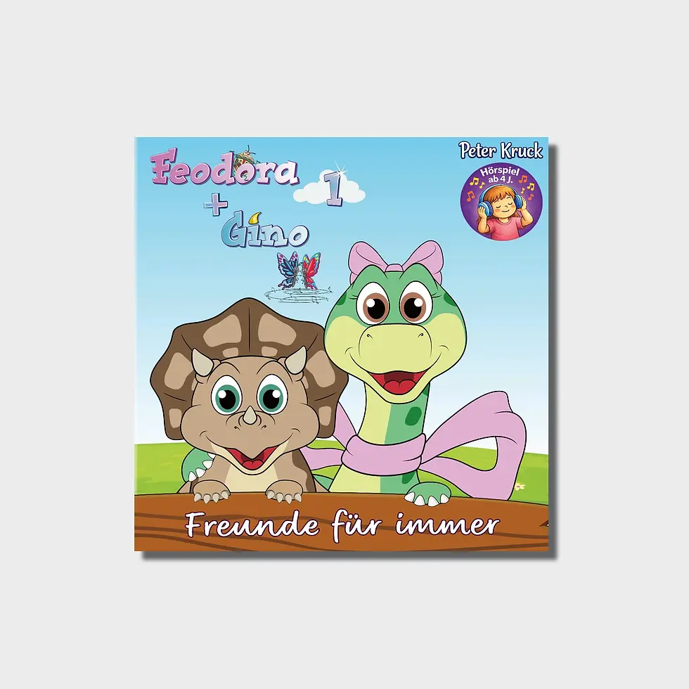 Das ist das Cover vom Hörspiel Feodora+Gino (1)