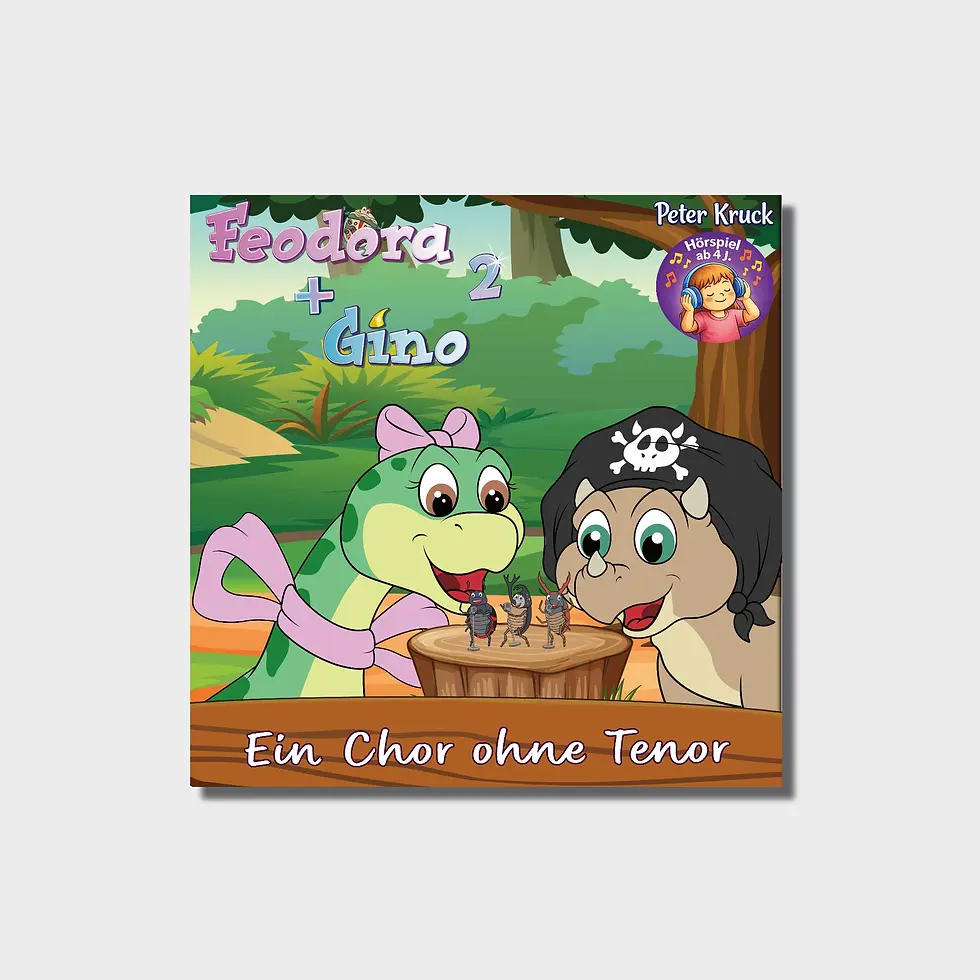 Das ist das Cover vom Hörspiel Feodora+Gino (2)