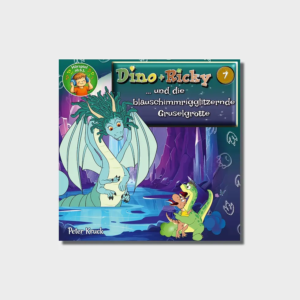 Das ist das Cover vom Hörspiel Dino + Ricky (7)