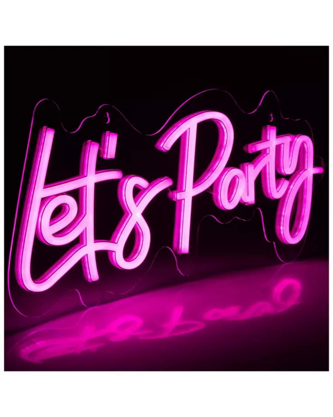 Let's Party Neon Sign