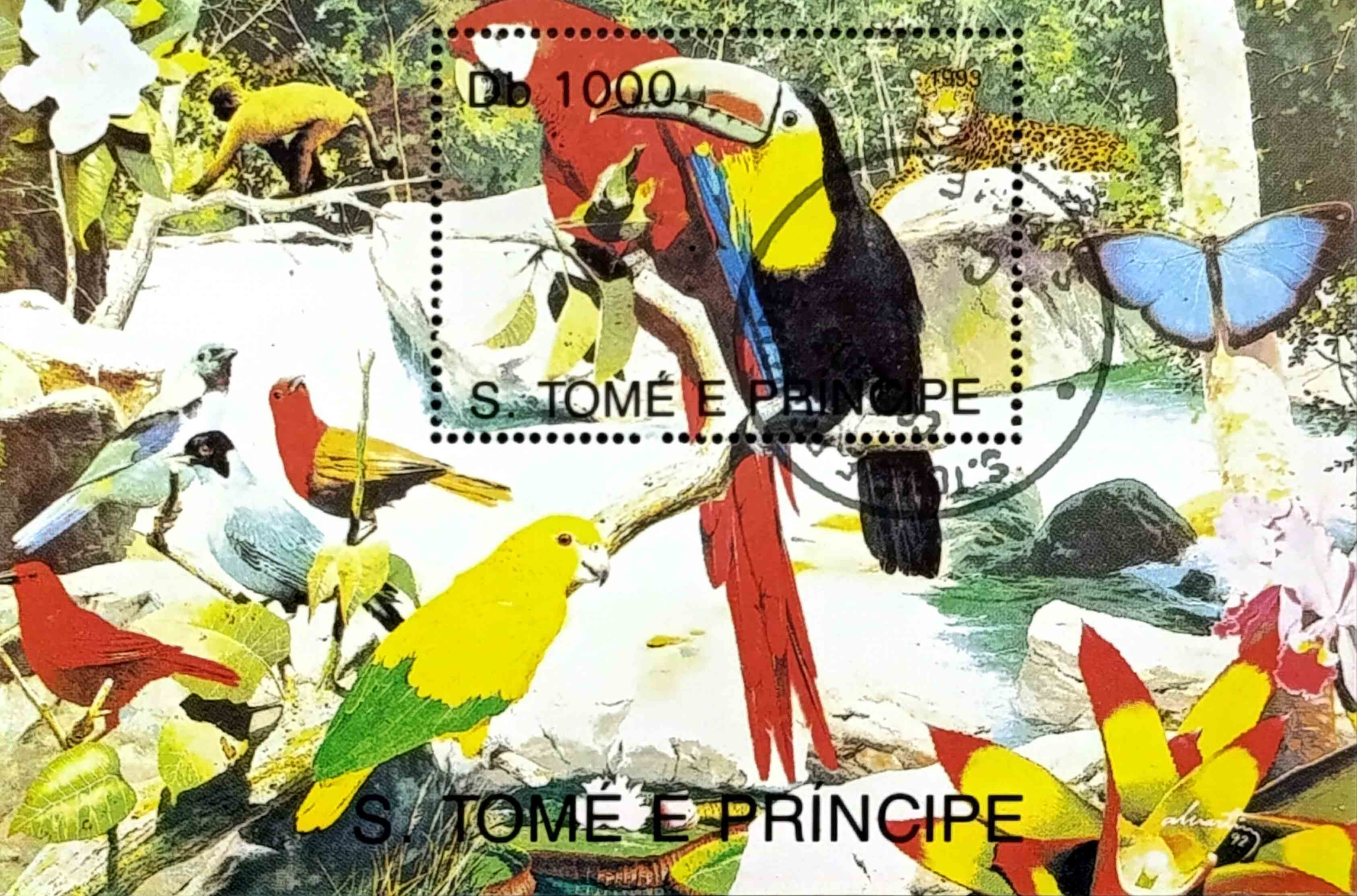 Сан-Томе та Прінсіпі 1993, Птахи, Папуги, Mi Б-299