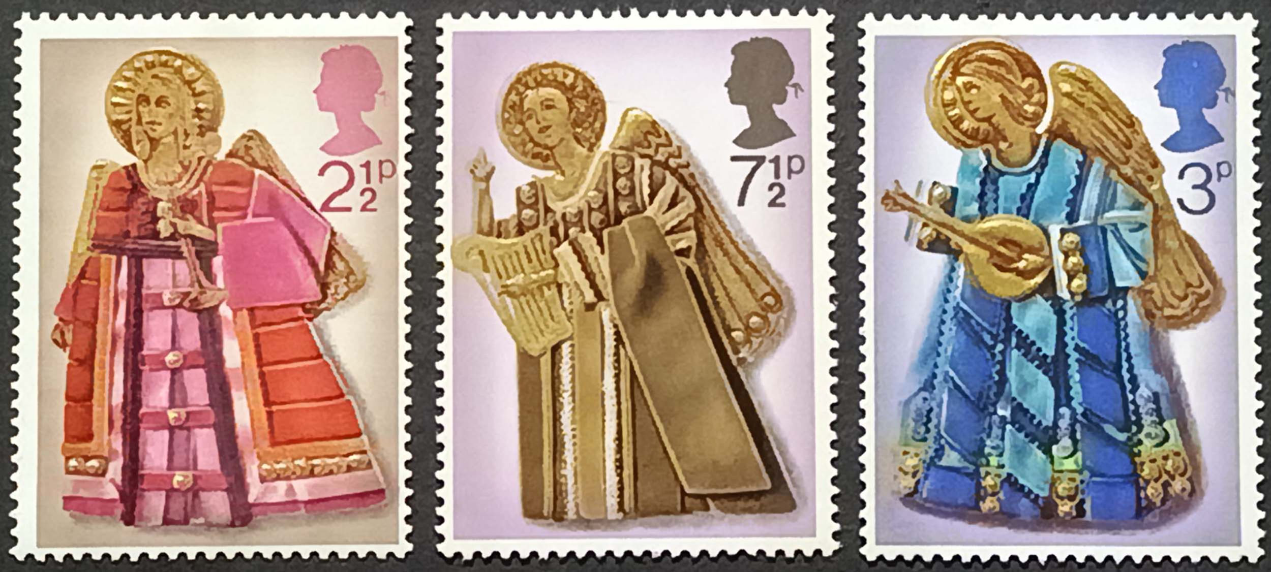 Великобританія 1972, Різдво 1972 - Ангели, Mi 606-608