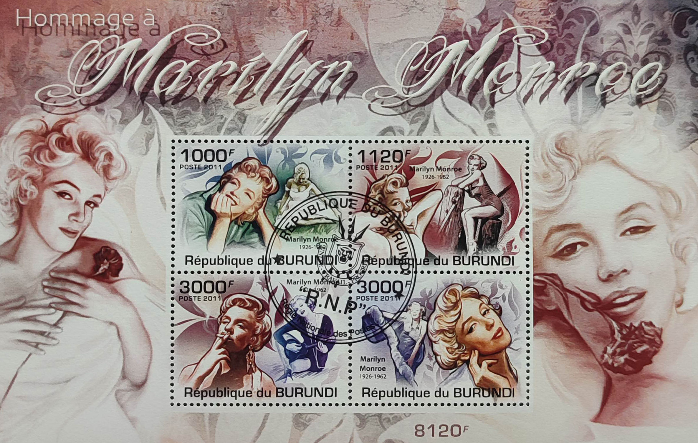 Бурунді 2011, Мерилін Монро