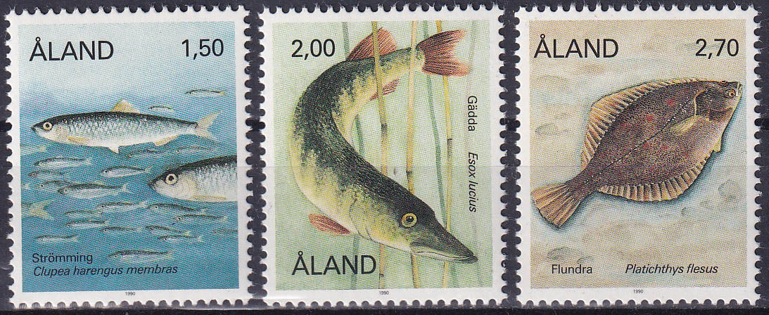 Аланди 1990, Риби, Мі 38-40