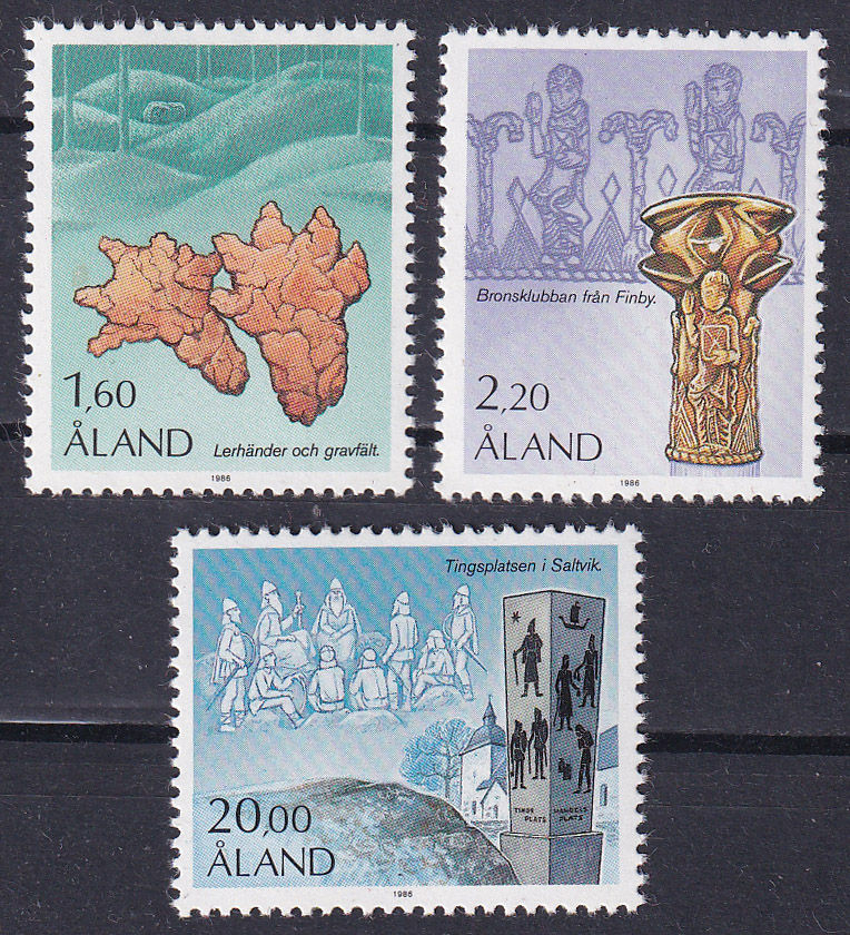 Аланди 1986, Історія Аландських островів, Мі 16-18