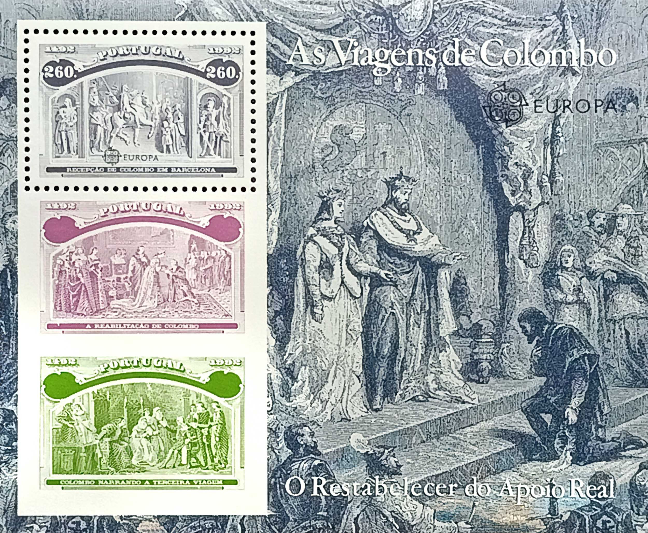 Португалія 1992, Європа (C.E.P.T.) 1992 - Відкриття Америки, Mi Б-89