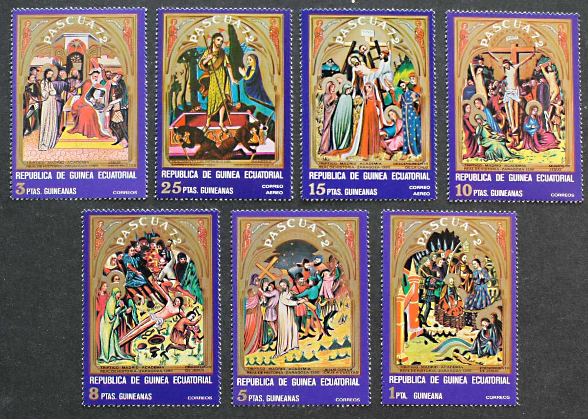 Екваторіальна Гвінея 1972, Мистецтво Mi 46-52