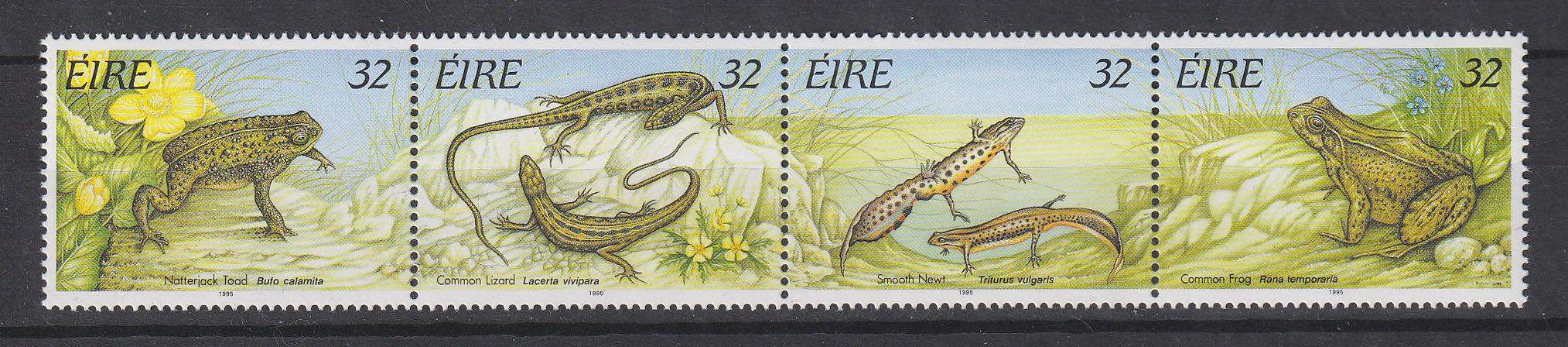 Ірландія 1995, Рептилії, Мі 913-916