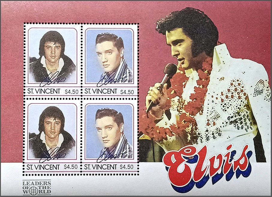 Сент Вінсент 1985, Елвіс Преслі, Mi Б-25