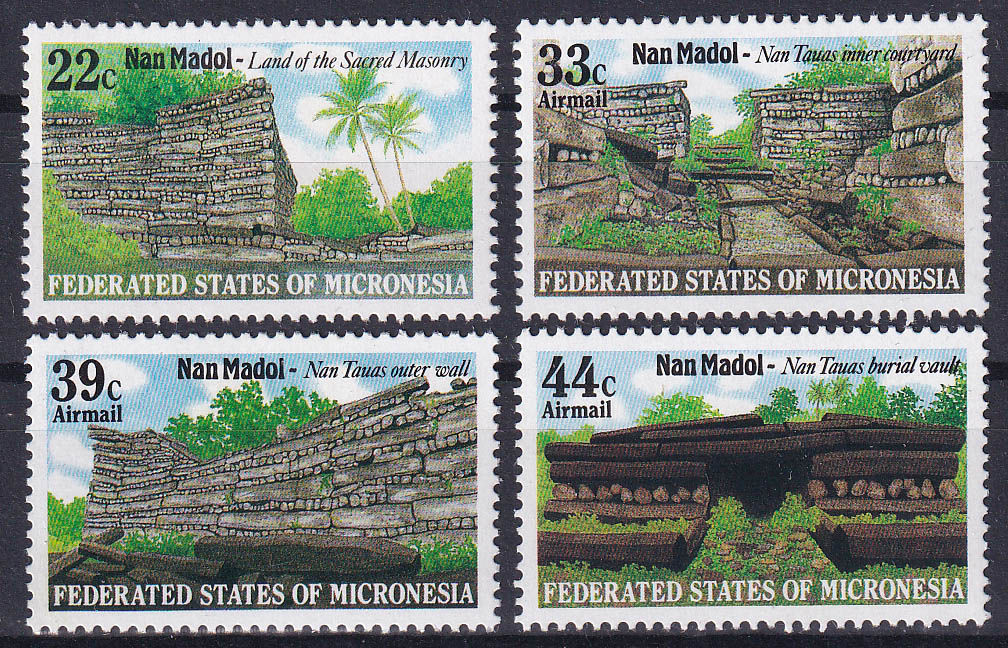 Мікронезія 1985, Історія, Руїни Нан Мадола, Мі 45-48