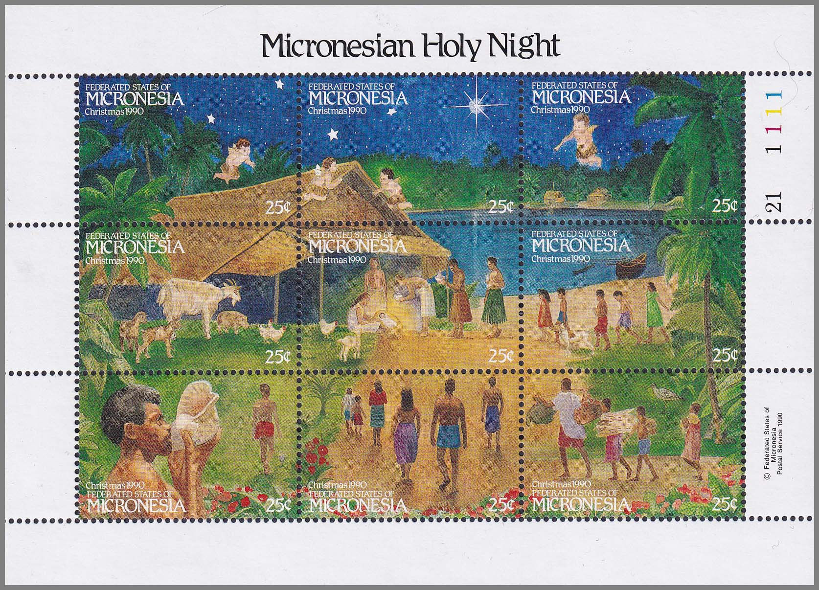 Мікронезія 1990, Різдво, Мі 203-211