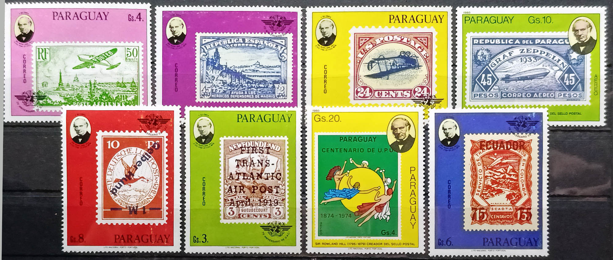 Парагвай, Сер Роуленд Хілл, сторіччя смерті, підбірка