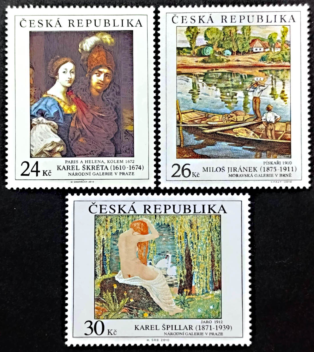 Чехія 2010, Карел Шпіллер, Мілош Їранек, MNH