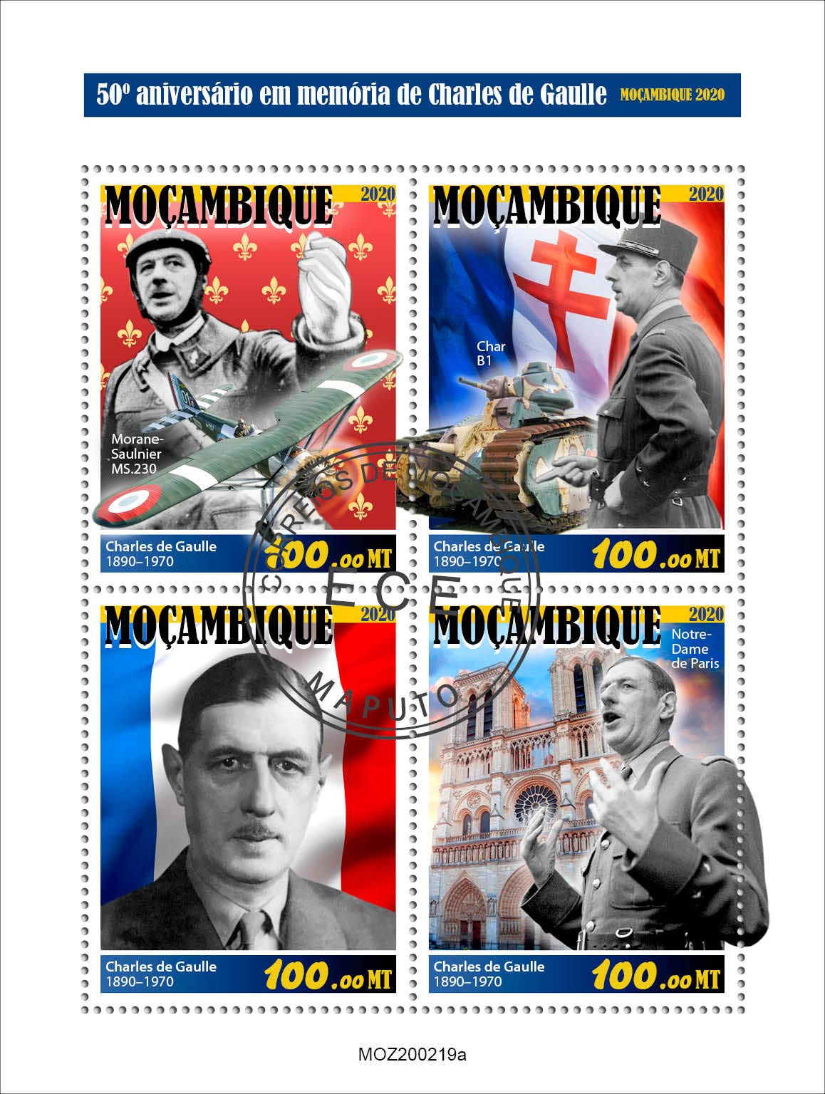 Мозамбік 2020, Шарль де Голль