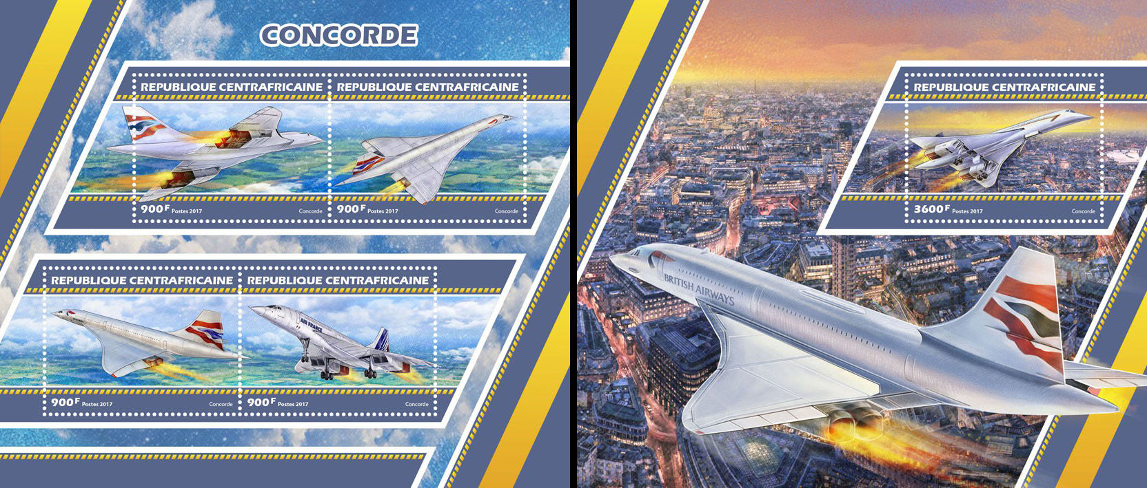 ЦАР 2017, Авіація, Конкорд