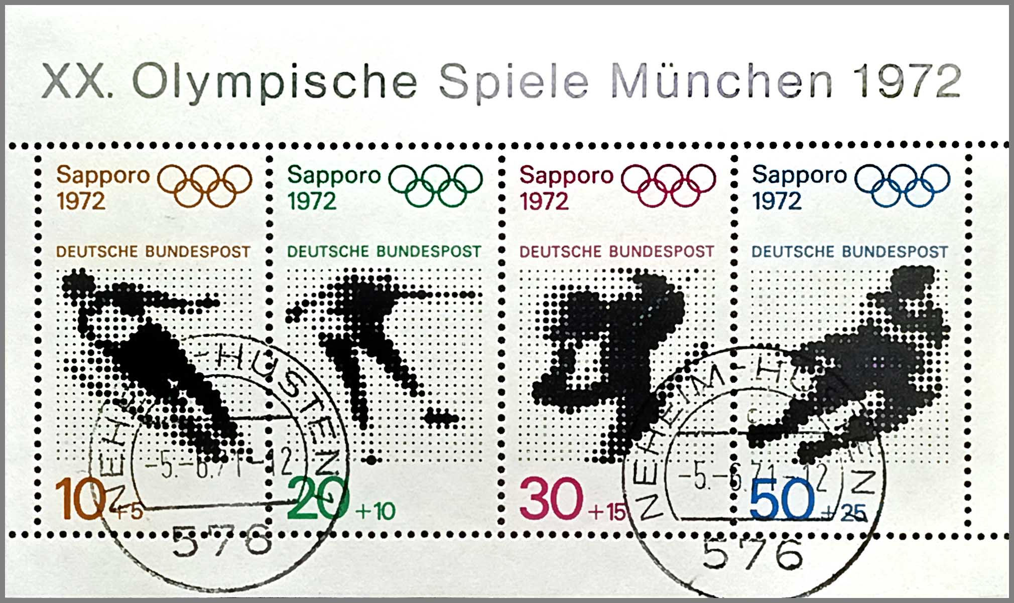Німеччина 1972, Олімпійські ігри 1972 року, Саппоро та Мюнхен, Mi Б-6