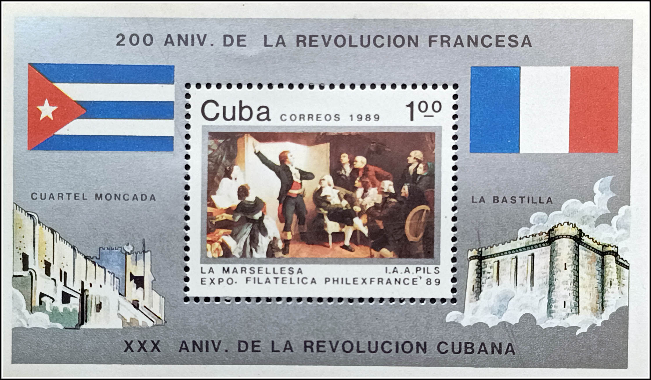 Куба 1989, Філекспо, Історія, MNH