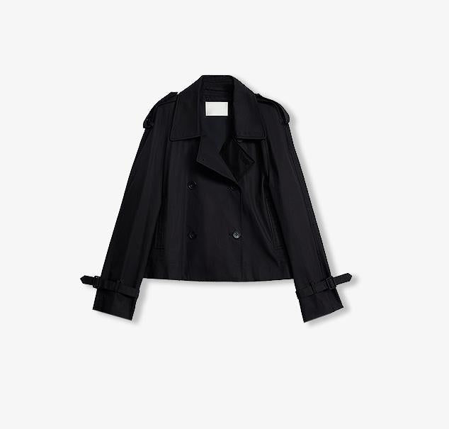 Thumbnail: "Night Messenger" Anti-Wrinkle Waterproof Large Lapel Short Straight Box